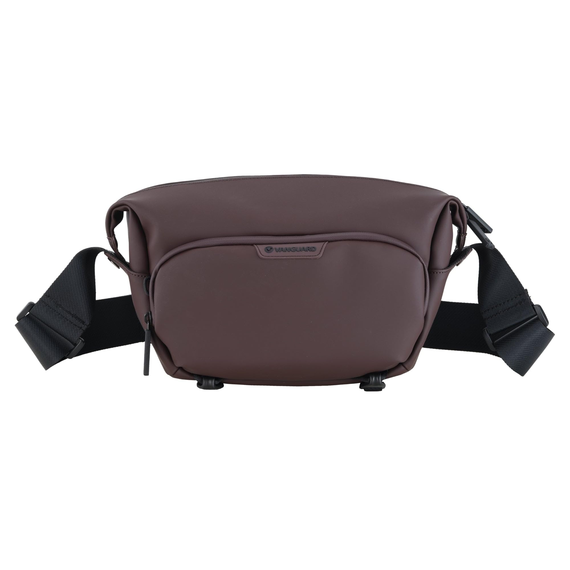 vanguard veo lite s4l camera shoulder bag with 4l capacity, water-repellent pu material, eva smart divider, wide opening, tablet sleeve & rain cover - chocolate