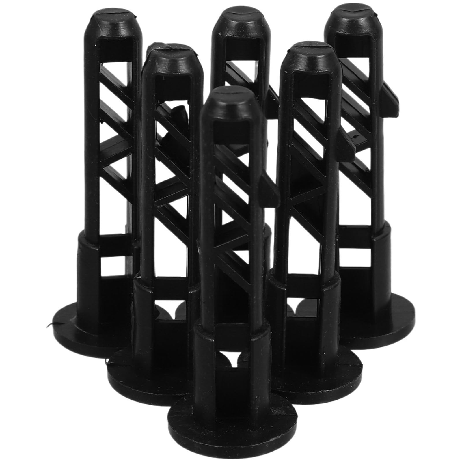 Wheelie Bin Lid Replacement 12Pcs Trash Can Lid Connecting Pins Rugged Nylon Hinge Pin Set for Wheelie Bin