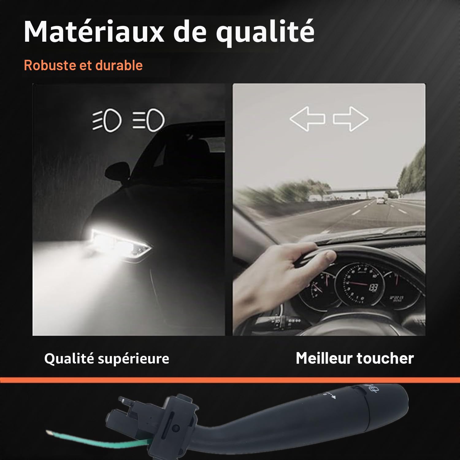 Commodo Interrupteur essuie glace pour Berlingo Peugeot 206 207 307 406 407 807 Citroën C2 C3 C4 C5 C8 Jumpy Xsara Picasso