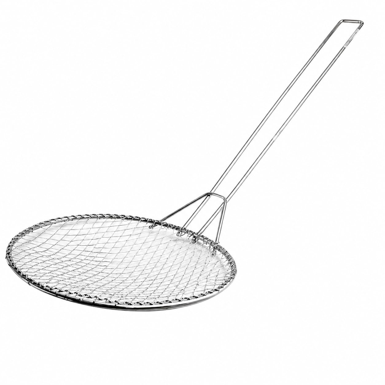 Escumadeira Aço Inox 50x16cm Profissional para Pastel e Frituras | Aço Inox, 50x16cm,