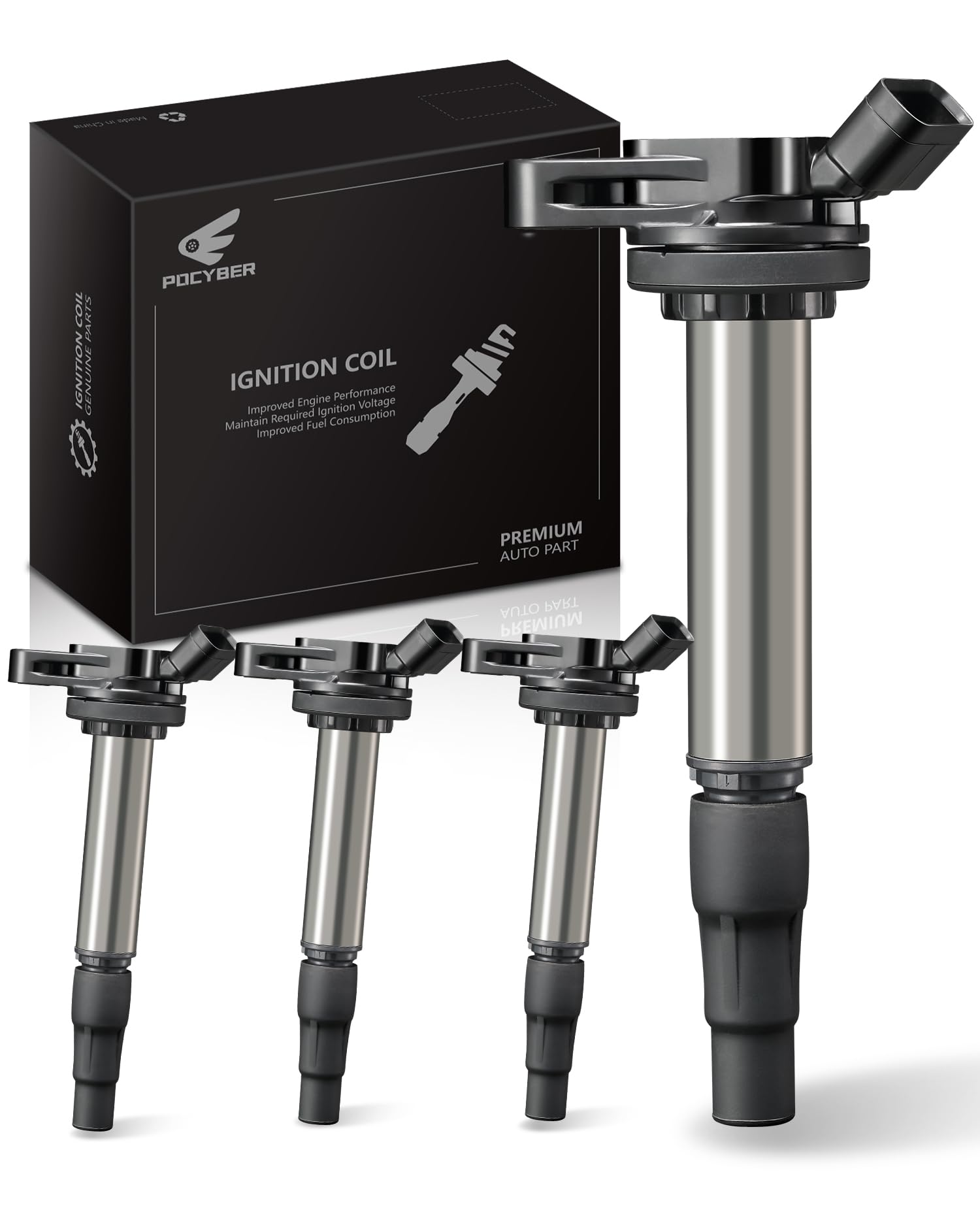 POCYBER Ignition Coil Pack of 4