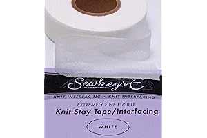1" White Fusible Knit Stay Tape (25 Yards)