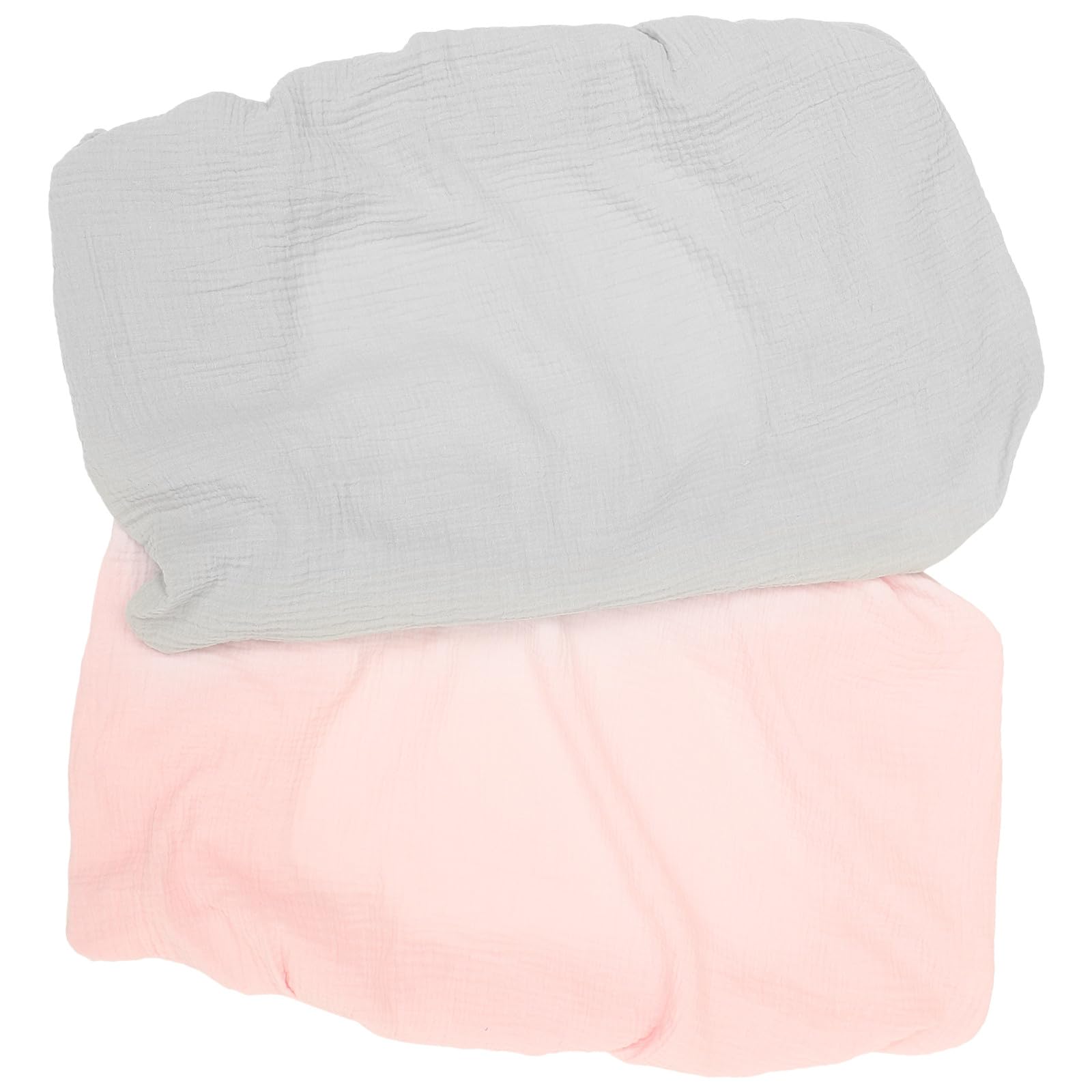 2 Pezzi Coprifasciatoio in Cotone Elastico per Ragazzo Ragazza, Morbido e Delicato, Facile da Rimuovere e Lavabile, Adatto per Fasciatoi di Bimbi e Bimbe
