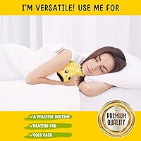 Vista 12 de Crustacean - Almohadilla térmica sin perfume para microondas para mujer, animal de peluche cálido y acogedor calentable, bolsa de calor caliente