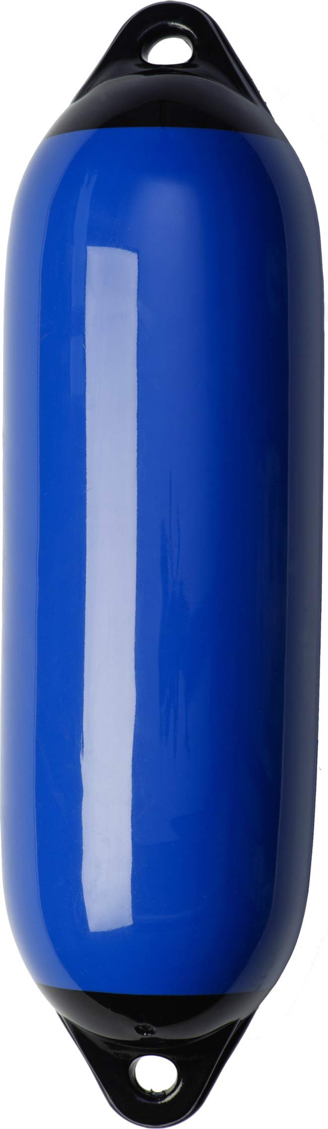Seilflechter - Bootsfender Set blau mit 4 Aufblasbaren Fendern & 4 Fenderleinen, Maße: 120-210 mm x 450-620 mm, Fenderset