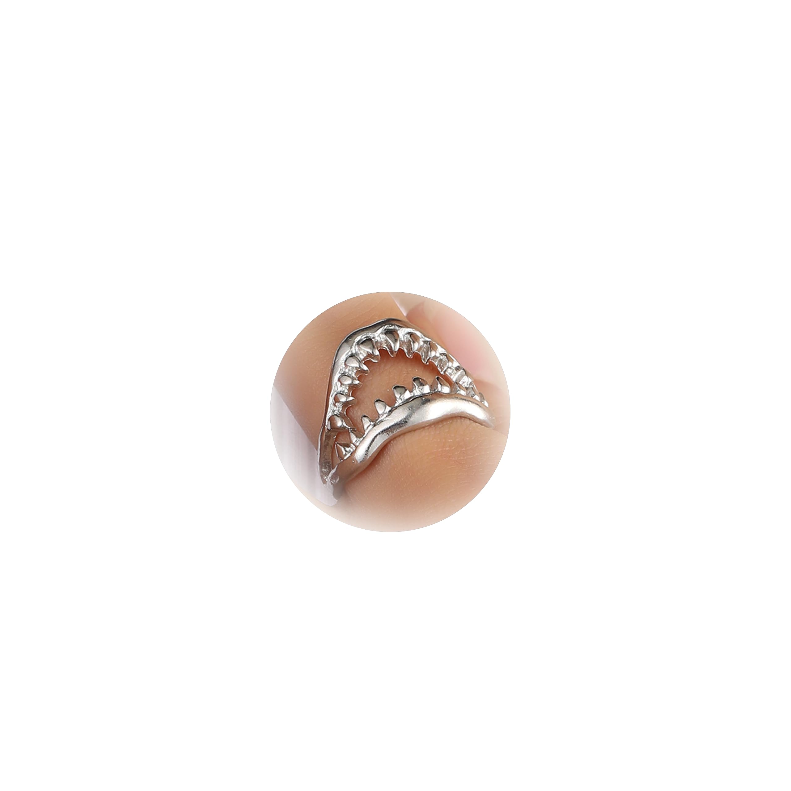 Shark Rings For Women Shark Teeth Ring Sea Animal Fish
