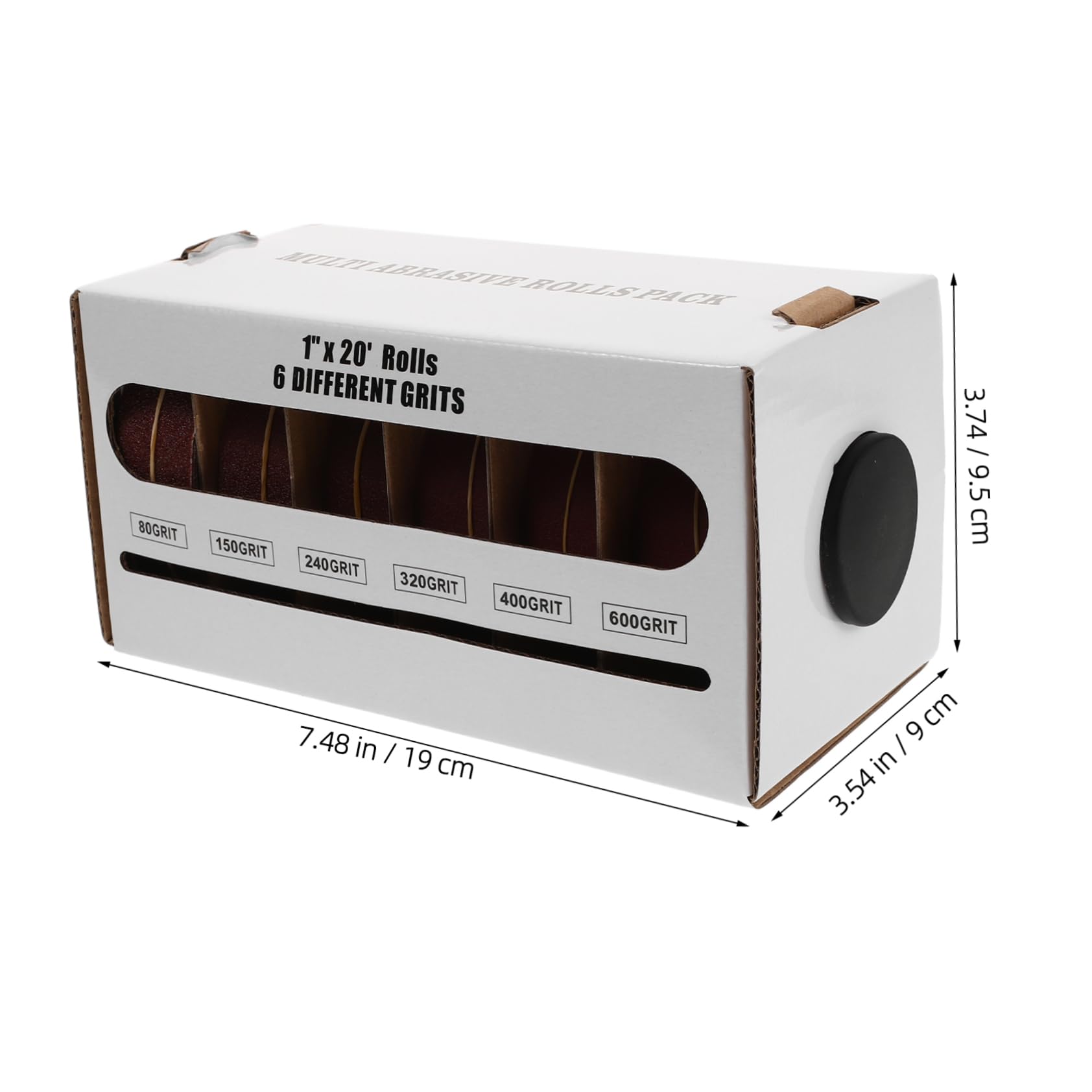 NAMOARLY Dry Sandpaper Roll Sandpaper Abrasive Tape Sanding Roll Cloth for Drywall Woodworking