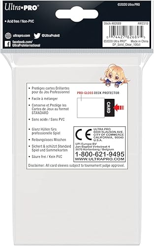 Miniatura 2 de Ultra Pro Protectores de cubierta transparentes de tamaño estándar - 100 ct.