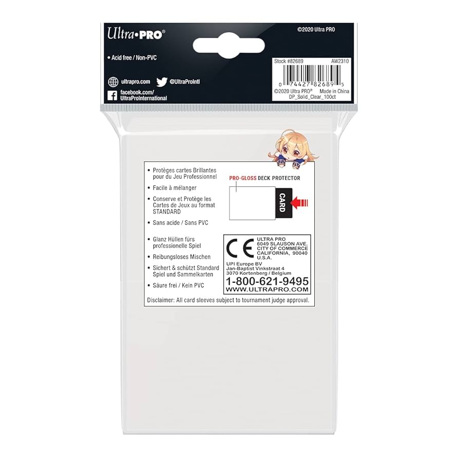 Amazon.com: Ultra Pro Clear Standard Size Deck Protectors