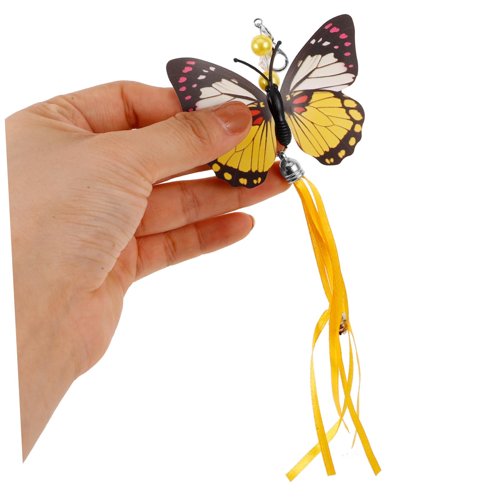 INOOMP 30pièces Accessoires De Remplacement pour De Chat Jouets Insectes Libellule Coccinelle Abeille Interactifs Et Ludiques pour Chats Et Chatons
