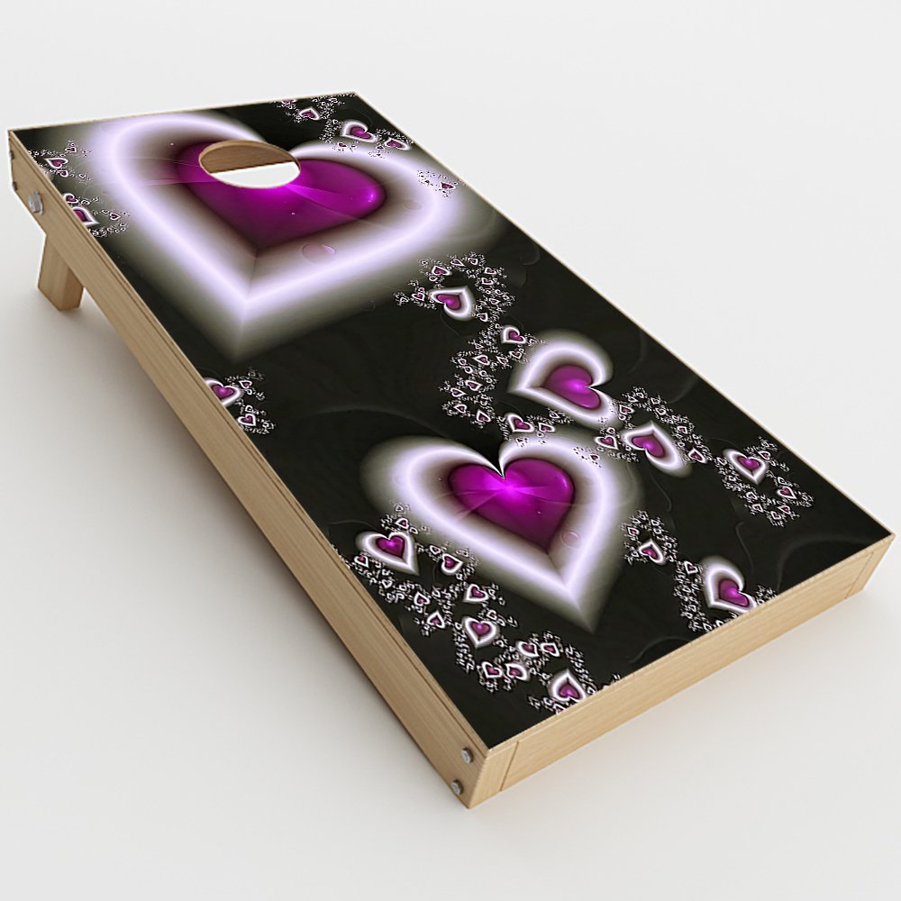 Skin Decal Vinyl Wrap for Cornhole Game Board Bag Toss (2xpcs.) Skins Stickers Cover/Star Shower Falling Meteors