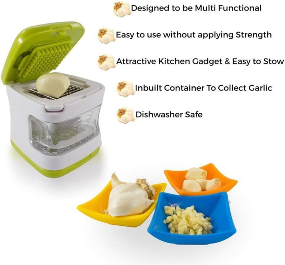 Kitchen Portable Garlic Grinding Tool Kitchenware Mini Grater Food Squeezer Vegetable Slicer Crusher Household Accessory