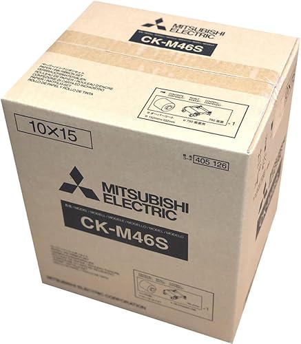 Mitsubishi Medios de 4x6" para la nueva impresora de alta capacidad CP-M1A, rollo de 750 impresiones