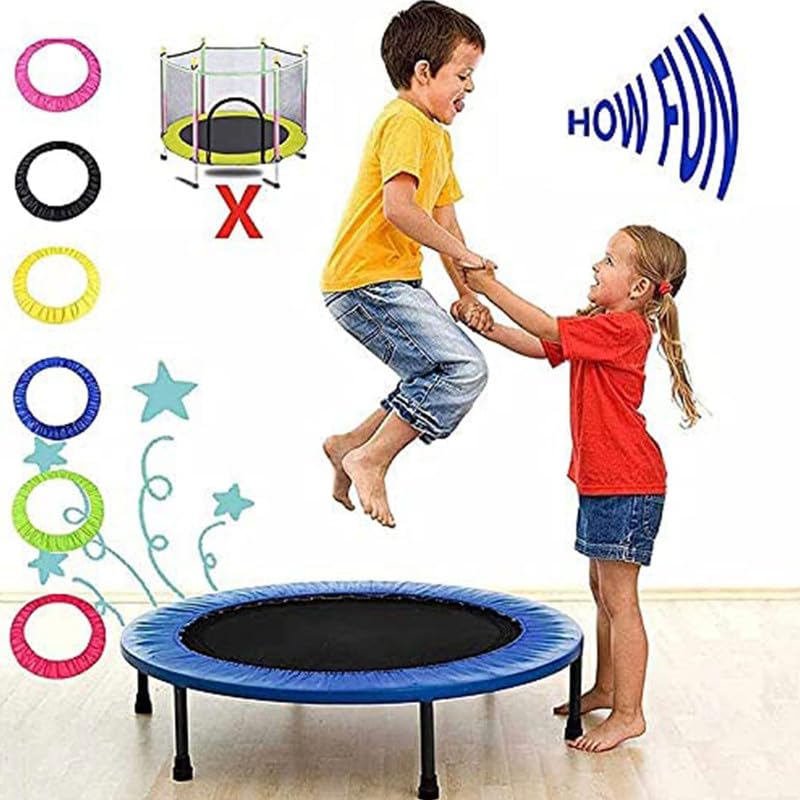Shopster Replacement 48 inch Spring Cover for Mini Trampoline, Optional Cover for Small Trampoline, Durable Frame Cover for Home or Clinical Use (Blue) - Image 4 thumbnail