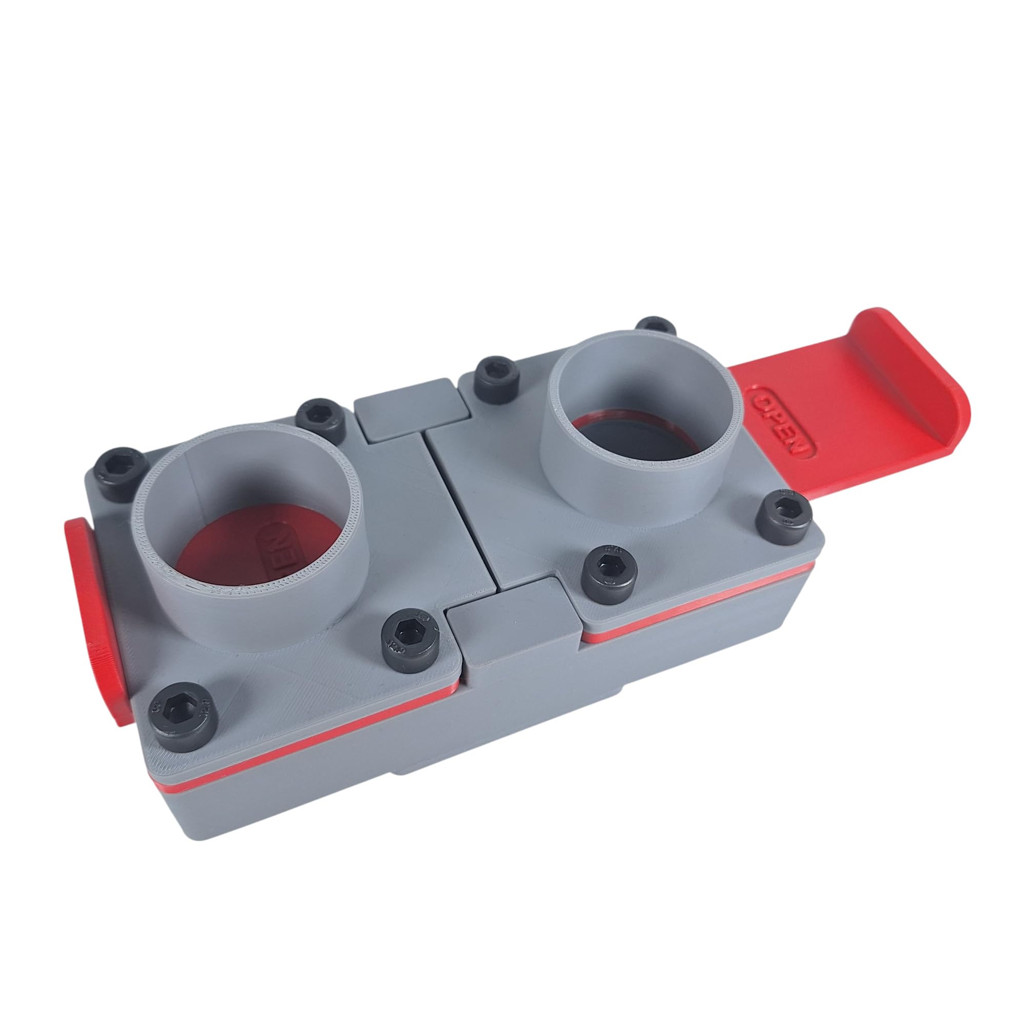 GENERISCH Valvola direzionale 2/3 per impianto di aspirazione, diametro 50 mm, BlastGate DN 50 con valvola di bloccaggio manuale per aspirazione officina