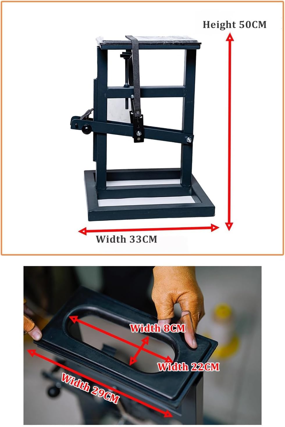 Morsetto per Cucire Scarpe, Ideale per la Realizzazione di Calzature Artigianali, morsa per Cucire la Pelle, Supporto in Metallo Resistente per Uso Fai-da-Te e Professionale.