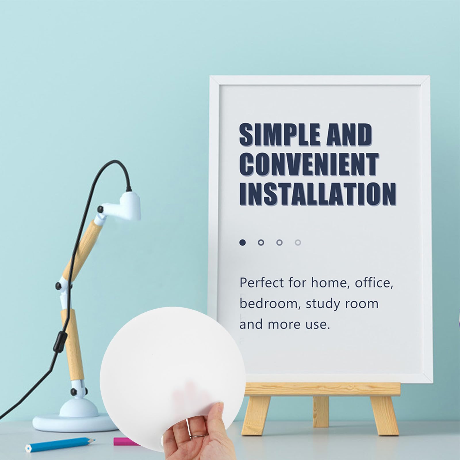 Pantalla de lámpara de vidrio esmerilado, cubierta para lámpara de techo esférica white, accesorio para candelabro colgante, fácil de instalar y retirar para sala de estar