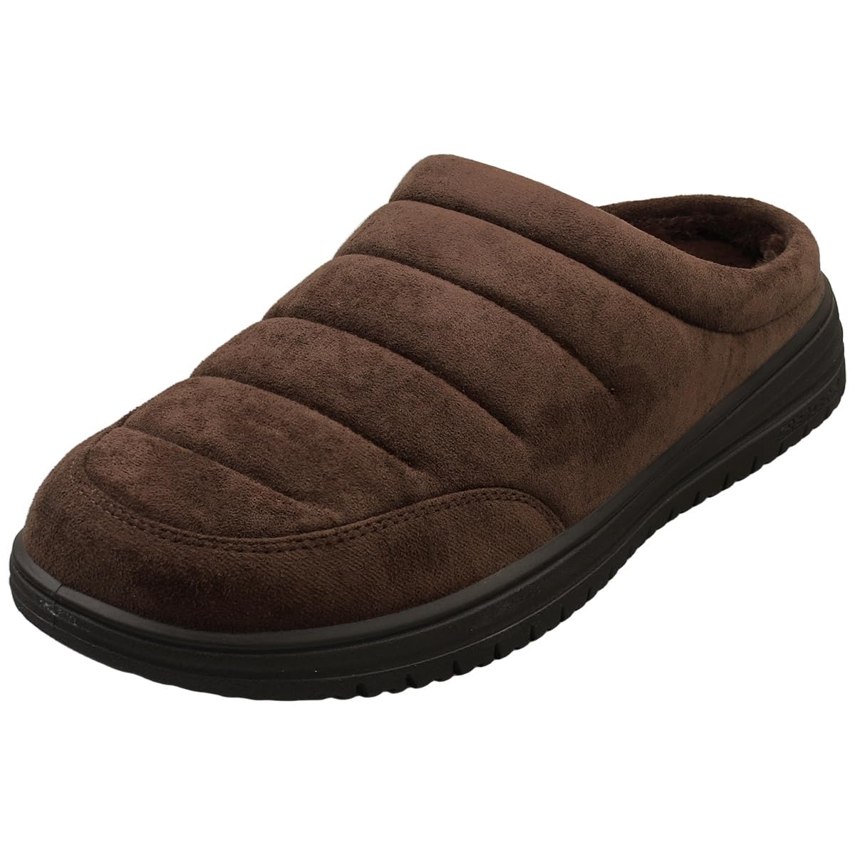 Skechers Men's Murette Garvanza Slippers, Chocolate Microfiber, 7.5 UK