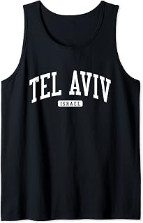 Tel Aviv Israel Israel College University Style Tank Top