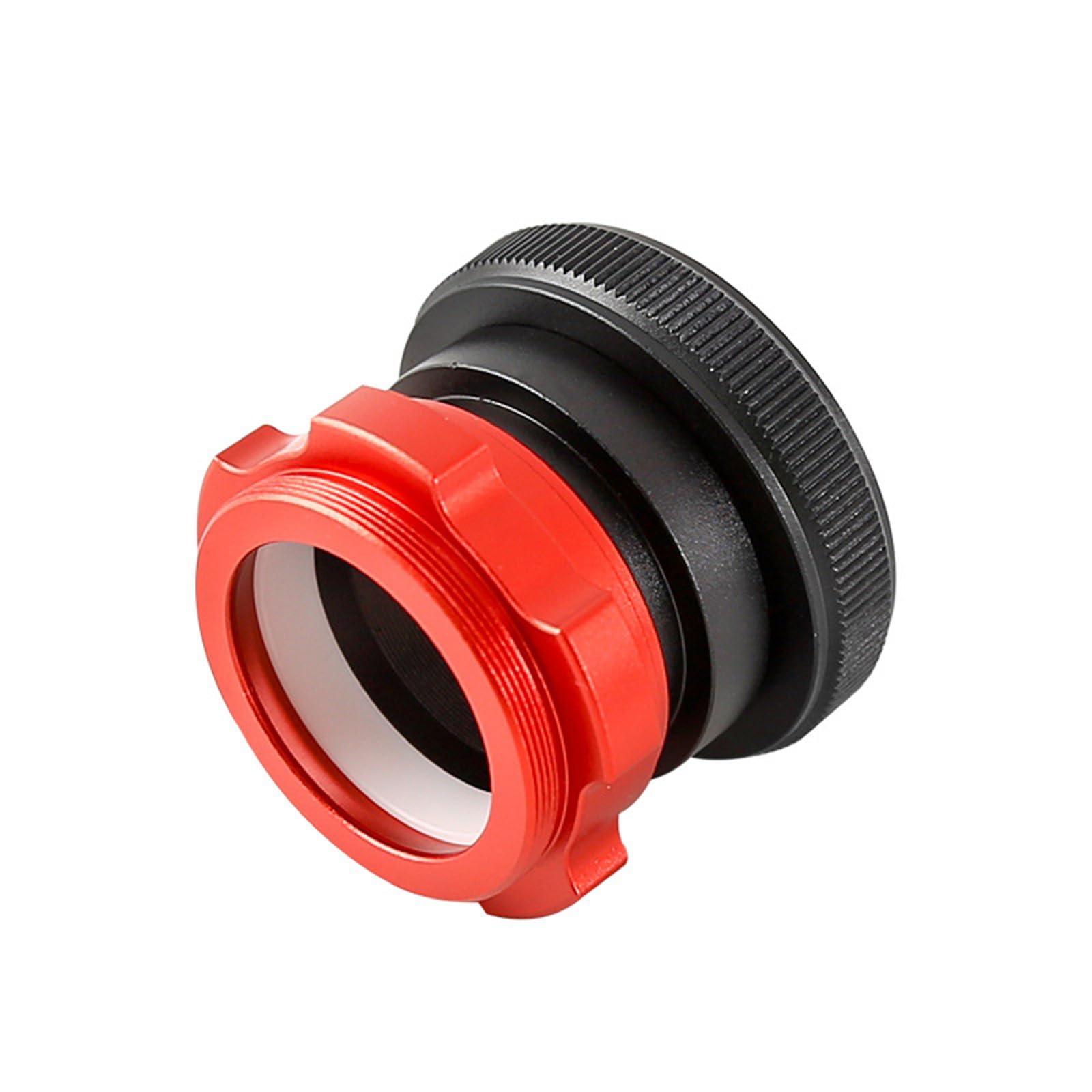 Adaptador de manguito de bloqueo coaxial de metal adecuado para una conexión segura de oculares de 3,17 cm a telescopios y adaptadores de cámaras