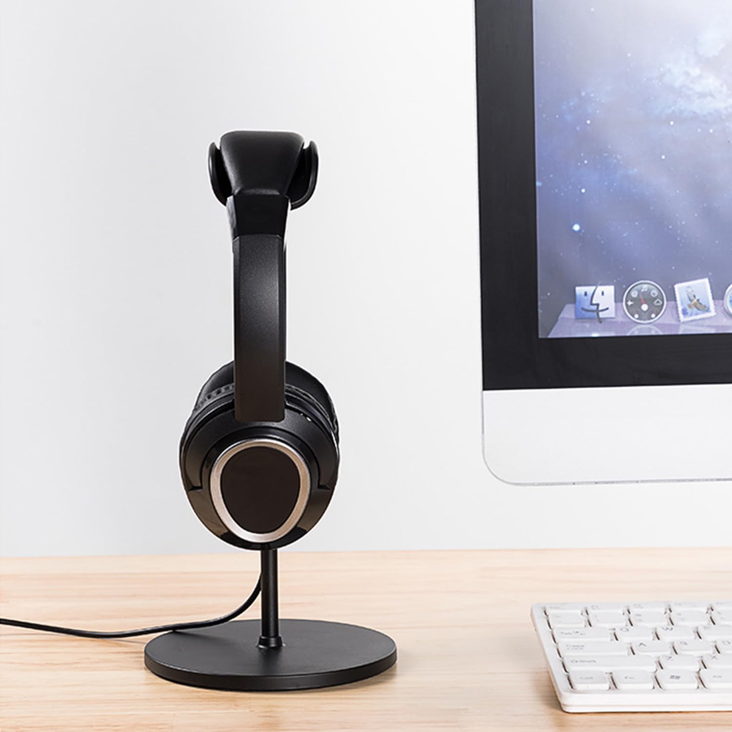 Supporto Cuffie Alyvisun Con Base Pesante - Altezza 24 Cm, Universale Per Cuffie Gaming E Desktop - Foto 8