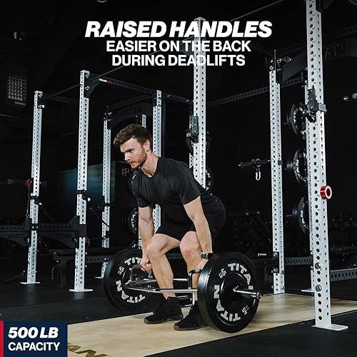 Miniatura 4 de Titan 2" barra hexagonal de levantamiento de pesas olímpico, barra de levantamiento