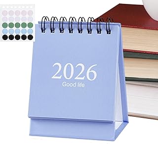 小型デスクカレンダー | 2026年1月から2027年7月まで 学校用品 - 月間デスクプランナー | 家庭、学習、ワークステーション、寮、図書館、カウンター用