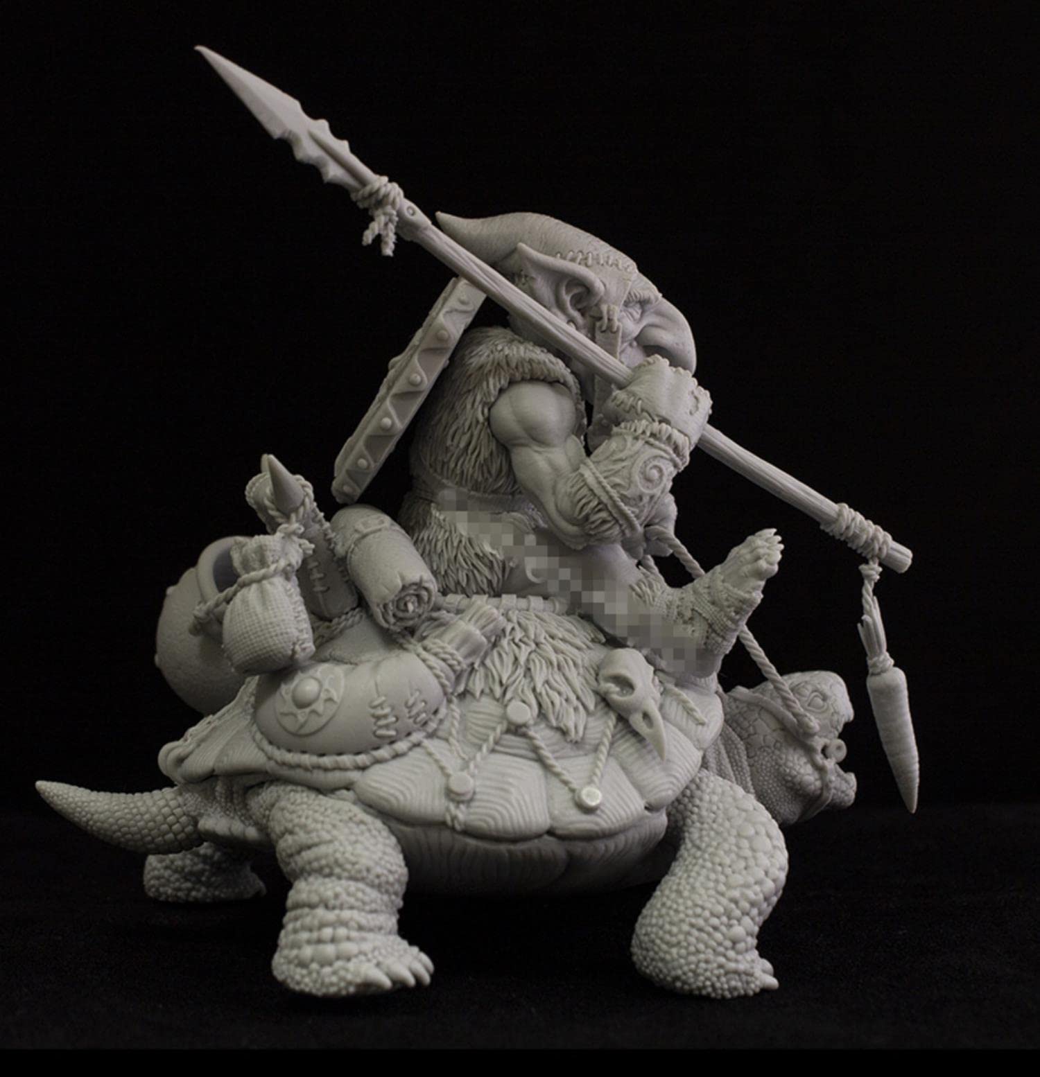 54-mm-Harzfiguren-Modellbausätze GK Turtle Rider Unmontierter und unbemalter Bausatz S200
