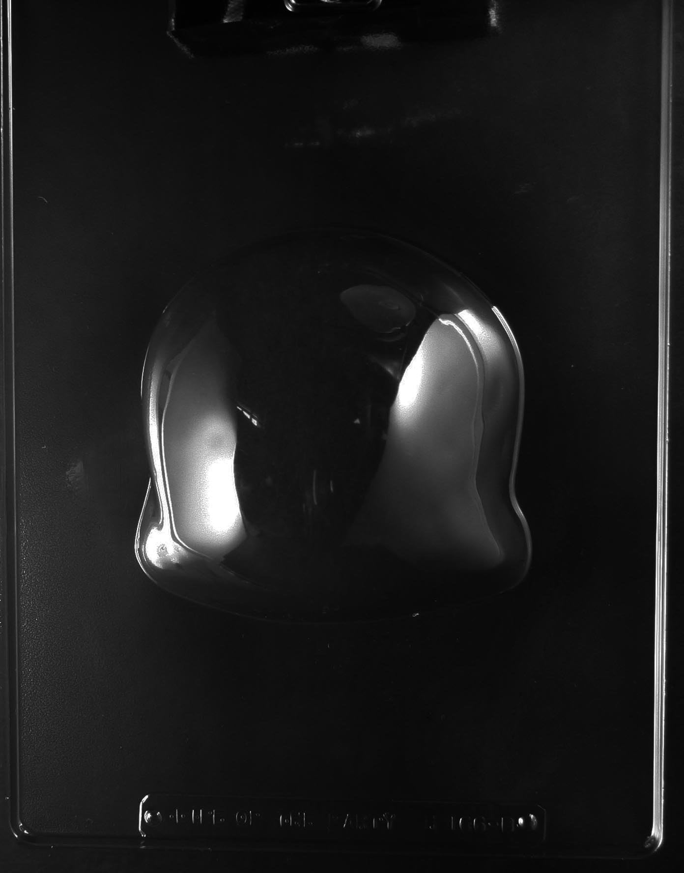 NCS Large 3D Halloween Skull (Back) Chocolate Mold - H166B