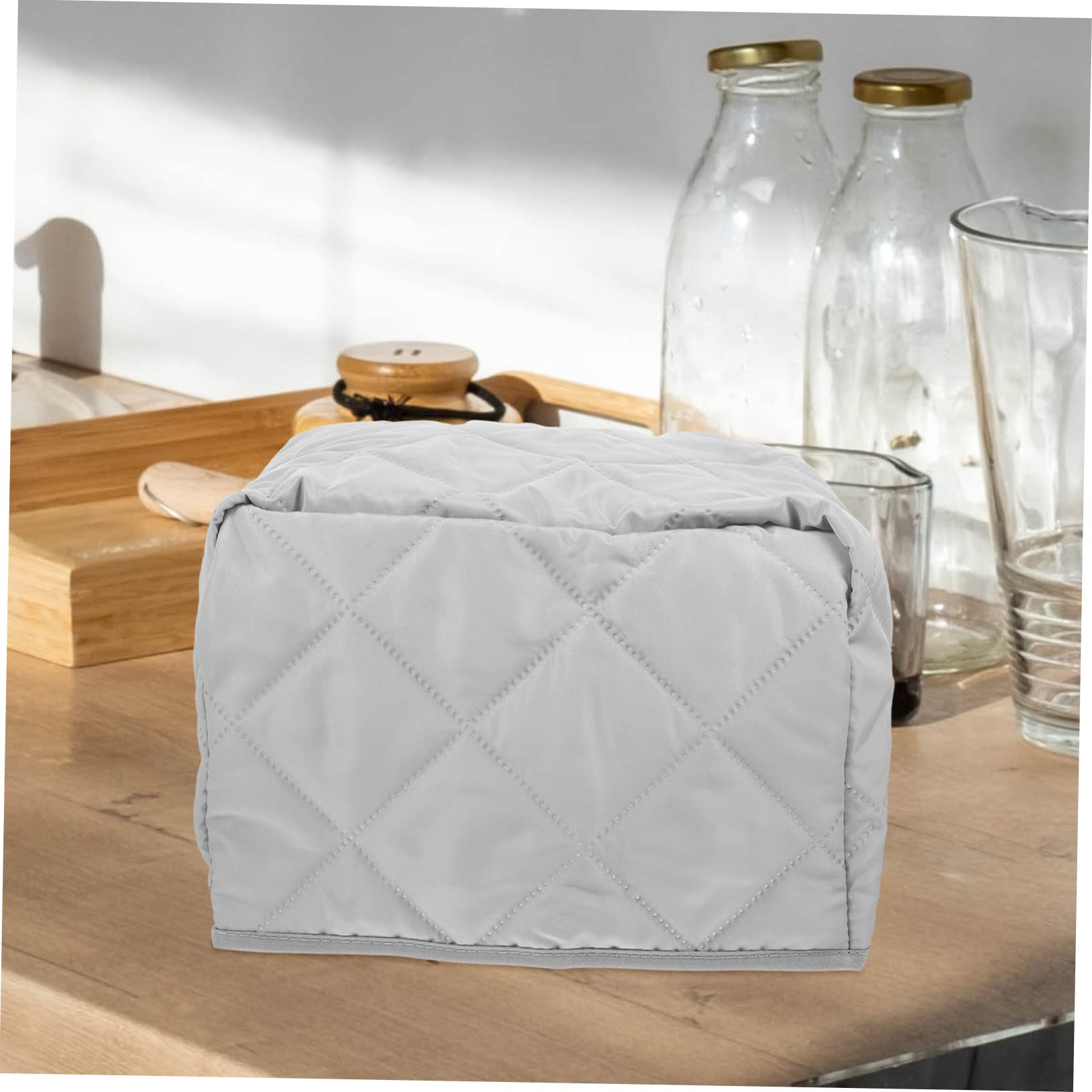 ABOOFAN 2 Pz parapolvere macchina del pane Copertura antipolvere per tostapane Copertura per tostapane resistente all'usura e per elettrodomestici da cucina cappotto Grey