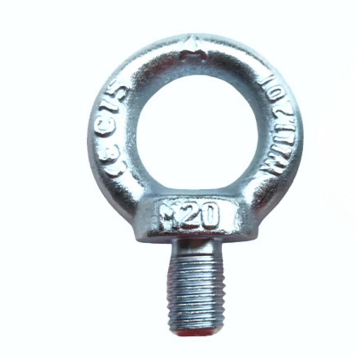 Galvanized Alloy Steel eyebolts & Nuts | Multiple Specifications M6-M64 High Strength and Corrosion Resistance Suitable for Mold Lifting and Mechanical Equipment Installation (Screw,M56)
