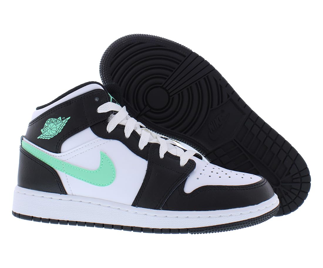 Nike Air Jordan 1 Mid Big Kids' Shoes BasketMixte Enfant