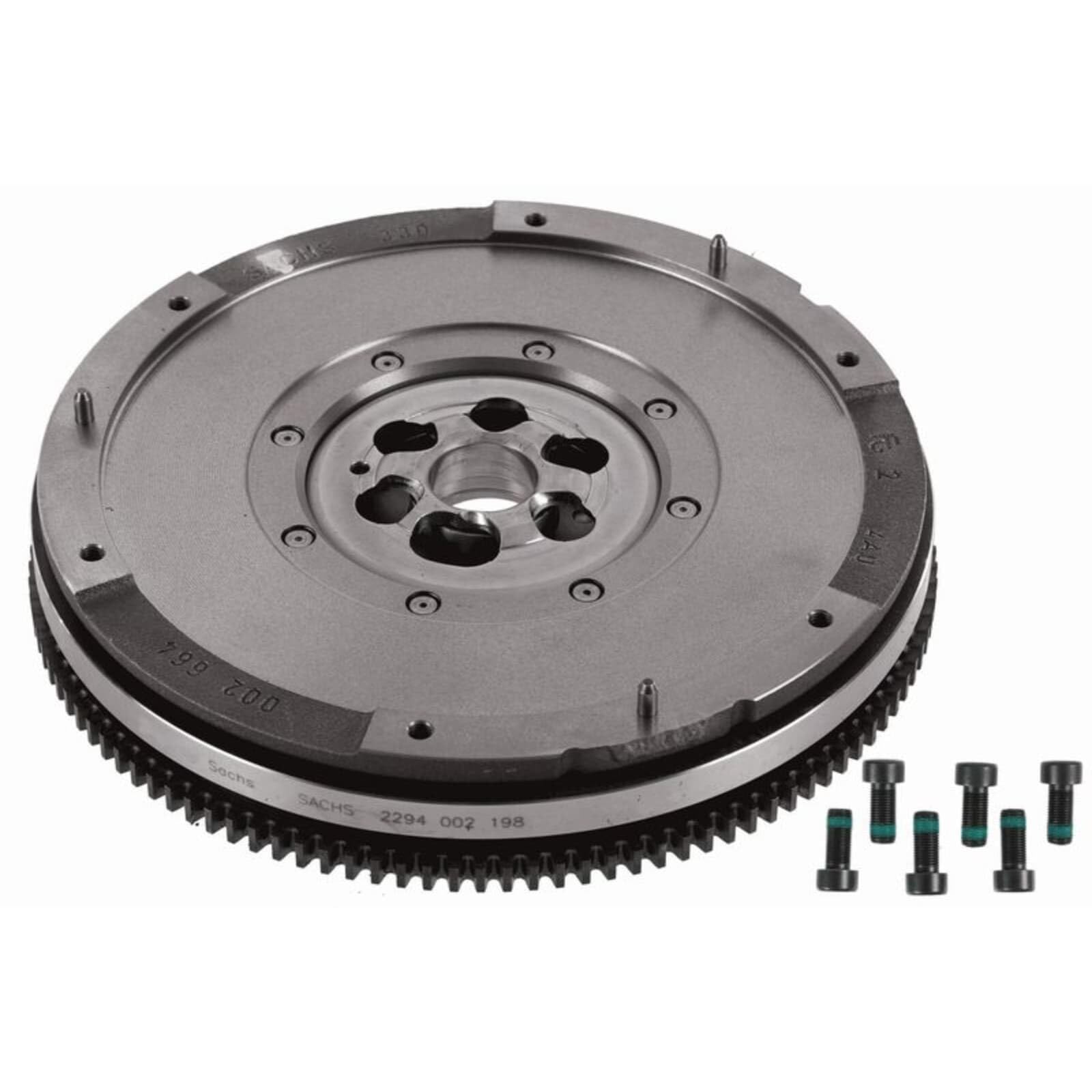 SACHS 2290 601 065 Kompletny zestaw sprzęgła z dociskiem sprzęgła z dwumasowym kołem zamachowym ze śrubami koła zamachowego z tarczą sprzęgła z łożyskiem oporowym
