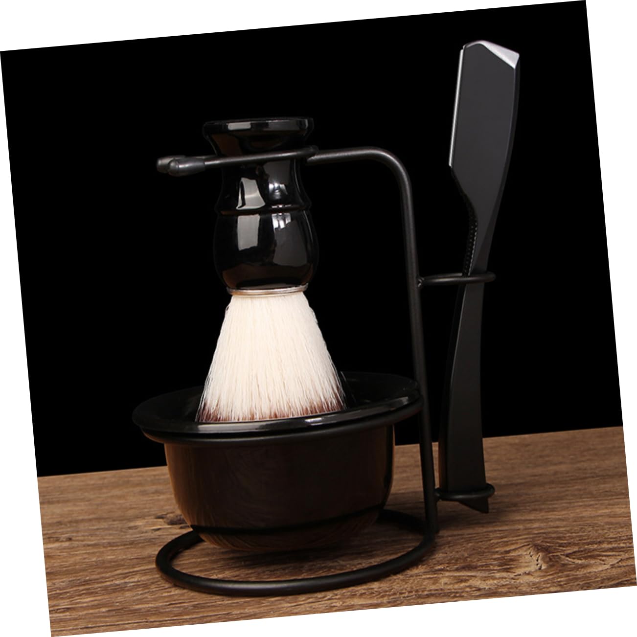 Beavorty Manual Razor Set for Men Men's Shaving Kit Brush Bowl Perfect for Barbershop or Home