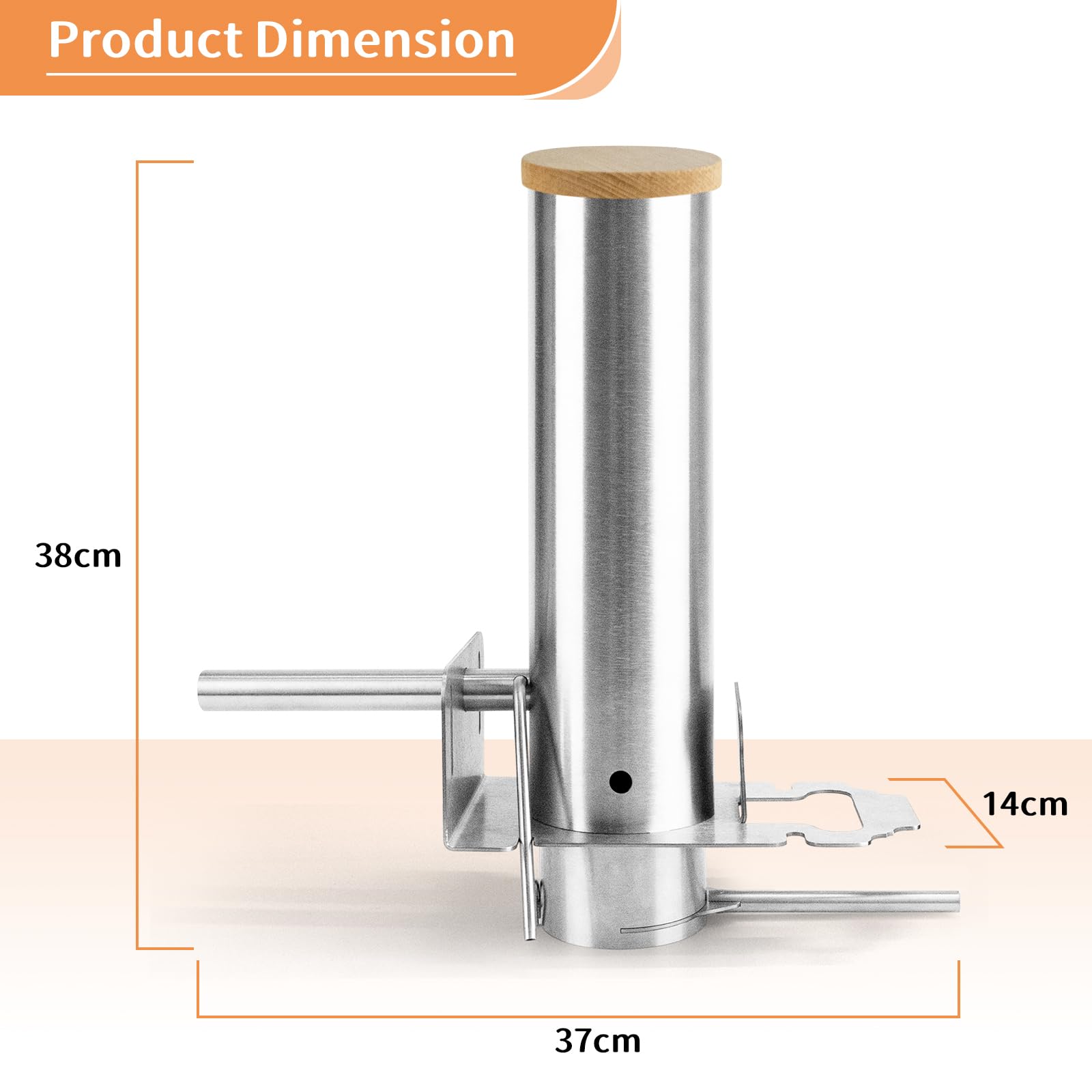 Rauchgenerator mit Pumpe, Elektrisch Kaltrauchgenerator aus Edelstahl, Raucherzeuger für Räucheröfen Smoker, Rauchgenerator zum Kalträuchern von Fisch, Fleisch, Käse