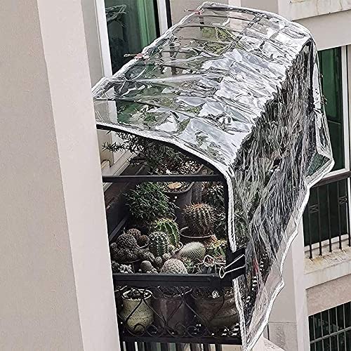 Lona transparente para balcón ideal como cortina de lluvia protectora en terrazas 8