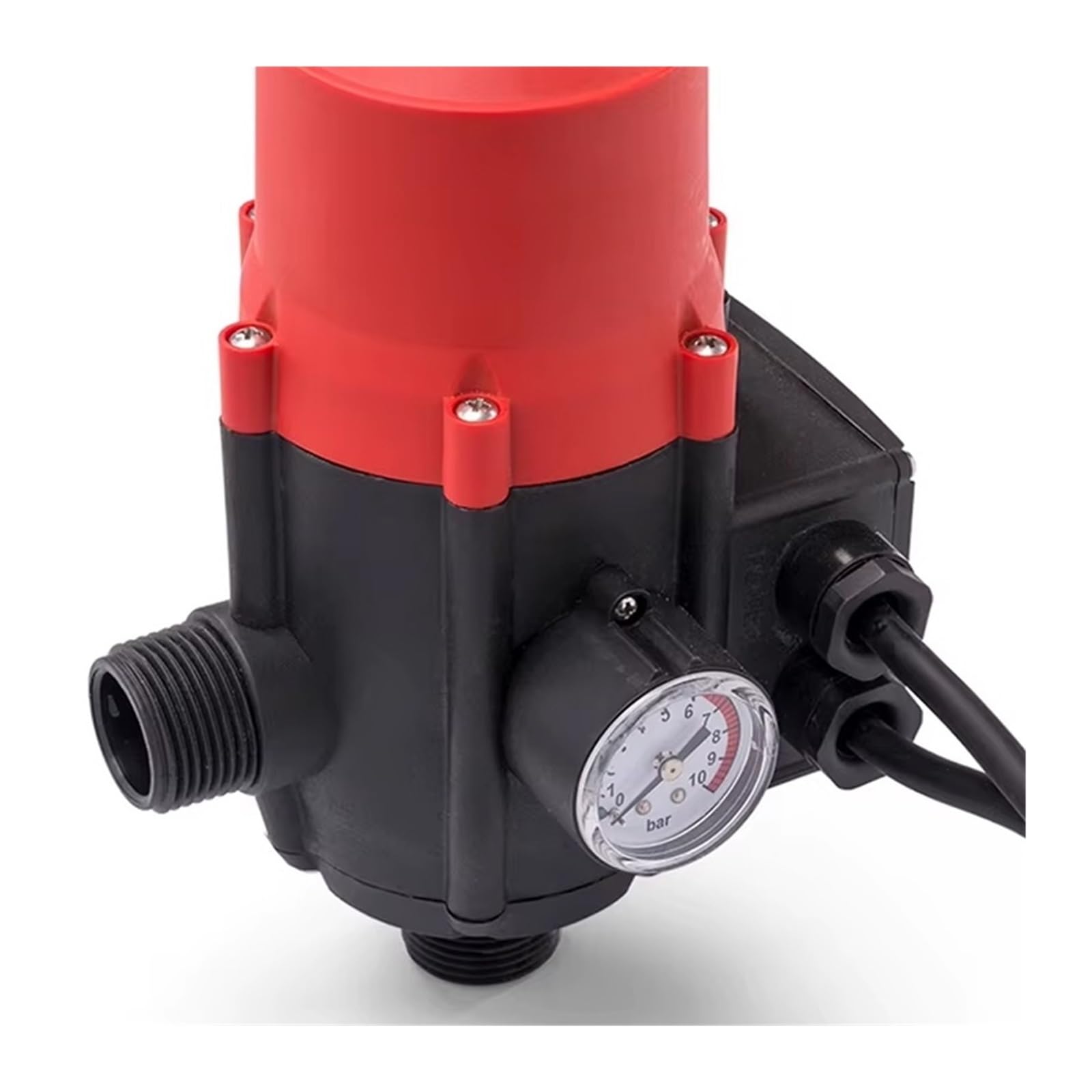 Controlador de presión electrónico for Bomba de Agua Interruptor de presión Controlador de presión automático Interruptor de Flujo de Agua electrónico(Beige)