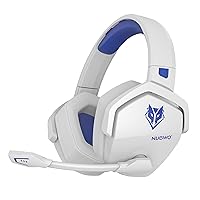 NUBWO G06 Cuffie Gaming Wireless per PC/Ps5/Ps4/NS,2,4GHz+5.3 Bluetooth,Cuffie Wireless