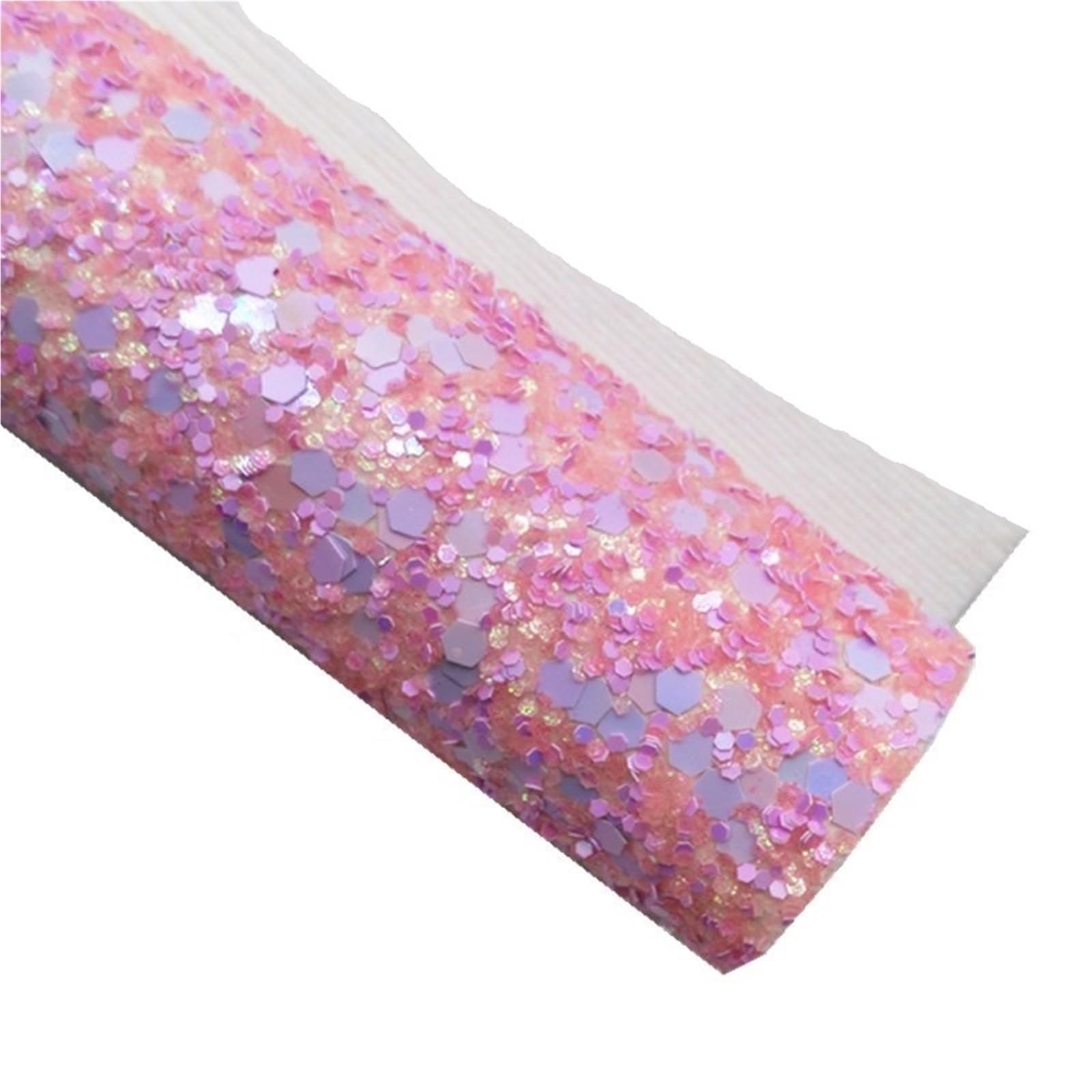 Arkusze skórzane z brokatem PCV | Kokardy i torby wykonane ręcznie: sztuczna skóra(1-30x134cm)