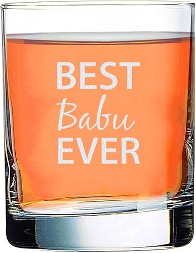 Miniatura 281 de Best G Pa Ever - Vaso de whisky Bourbon Old Fashsioned de 10.5 onzas grabadas con láser, vasos de cóctel transparentes grabados con grabado a mano,