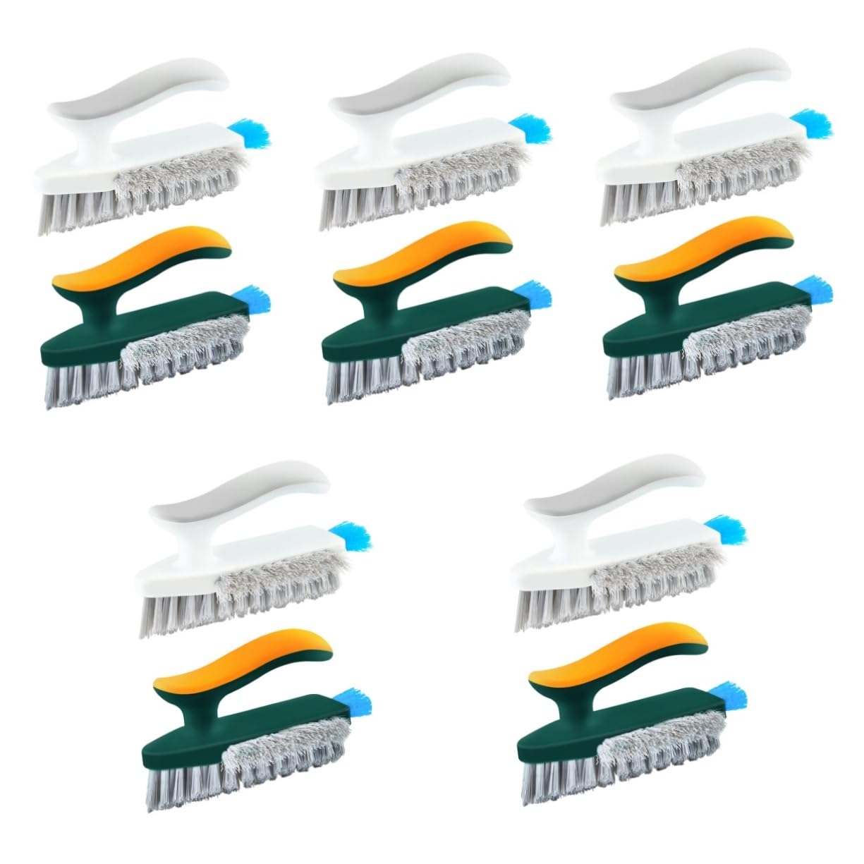 Cabilock 10piezas Cepillo De Limpieza para Suelos De Baño Cepillos para Grietas para Azulejos y Esquinas y Herramienta De Limpieza Eficaz para Hogar
