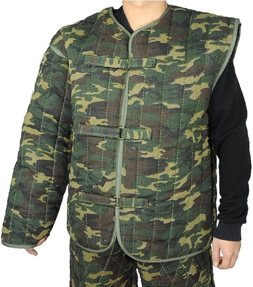 Ropa Protectora Para Perros De Adiestramiento: Traje Profesional De Protección Corporal Para Perros Grandes Con Mangas Antimordeduras, Chaqueta Y Pantalones De Adiestramiento Para Perros Policía.