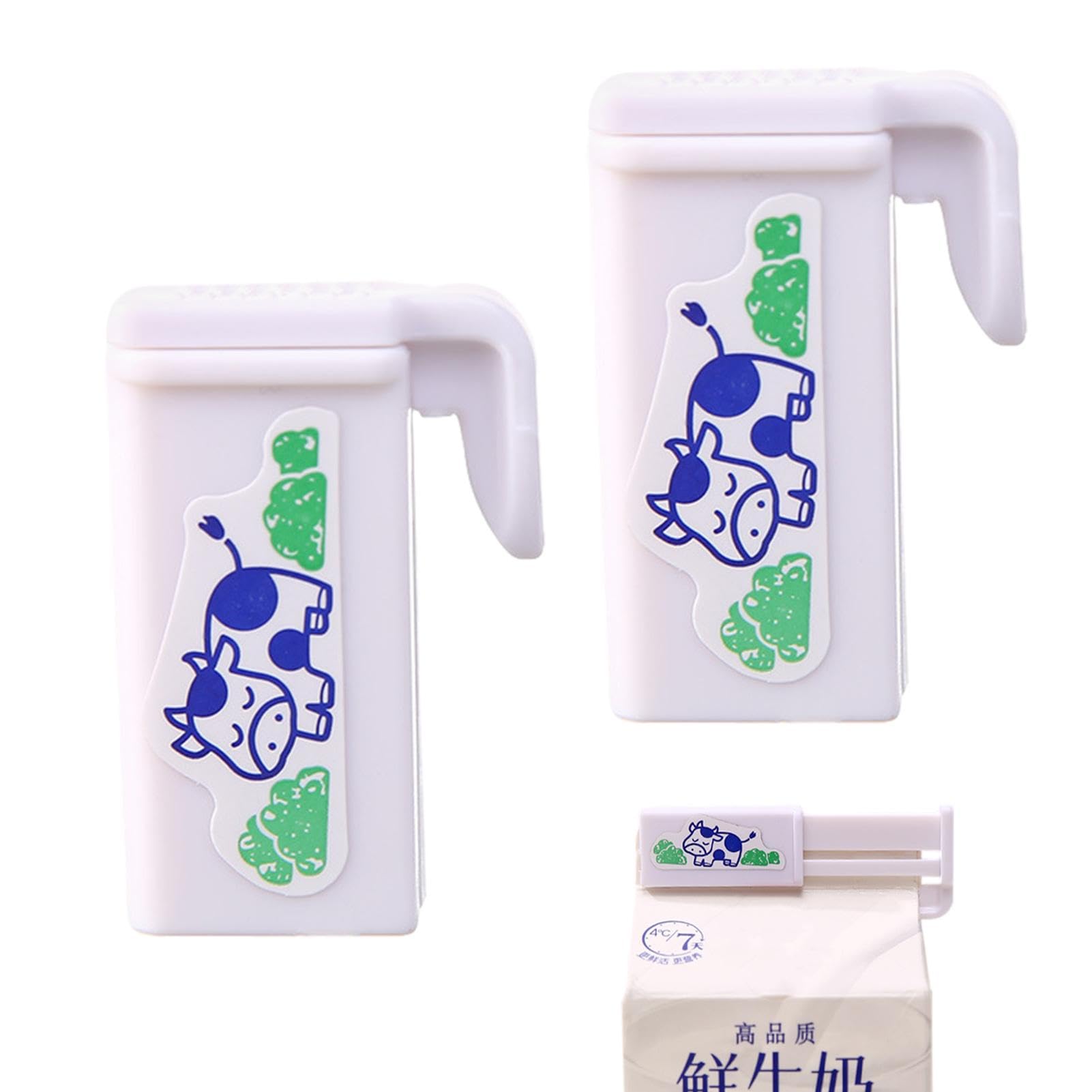 Amazon.co.jp: パック牛乳用クリップ, スナックバッグ ジップロック