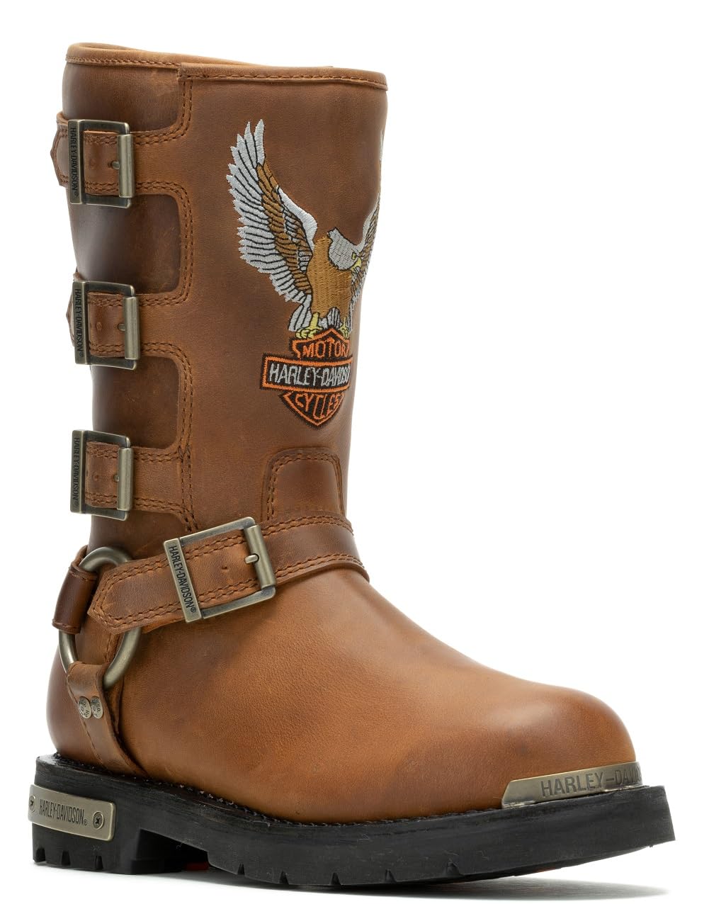 Harley-Davidson Women's Motorcycle Boot, Brown, 8