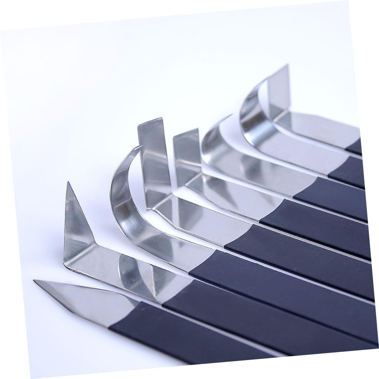 DOITOOL 8 De Acero Inoxidable Para Recortar Modelar Y Moldear Moldes Manuales Para Cerámica Arcilla Escultura Cortadores De Arcilla Cerámica Arcilla Herramientas De