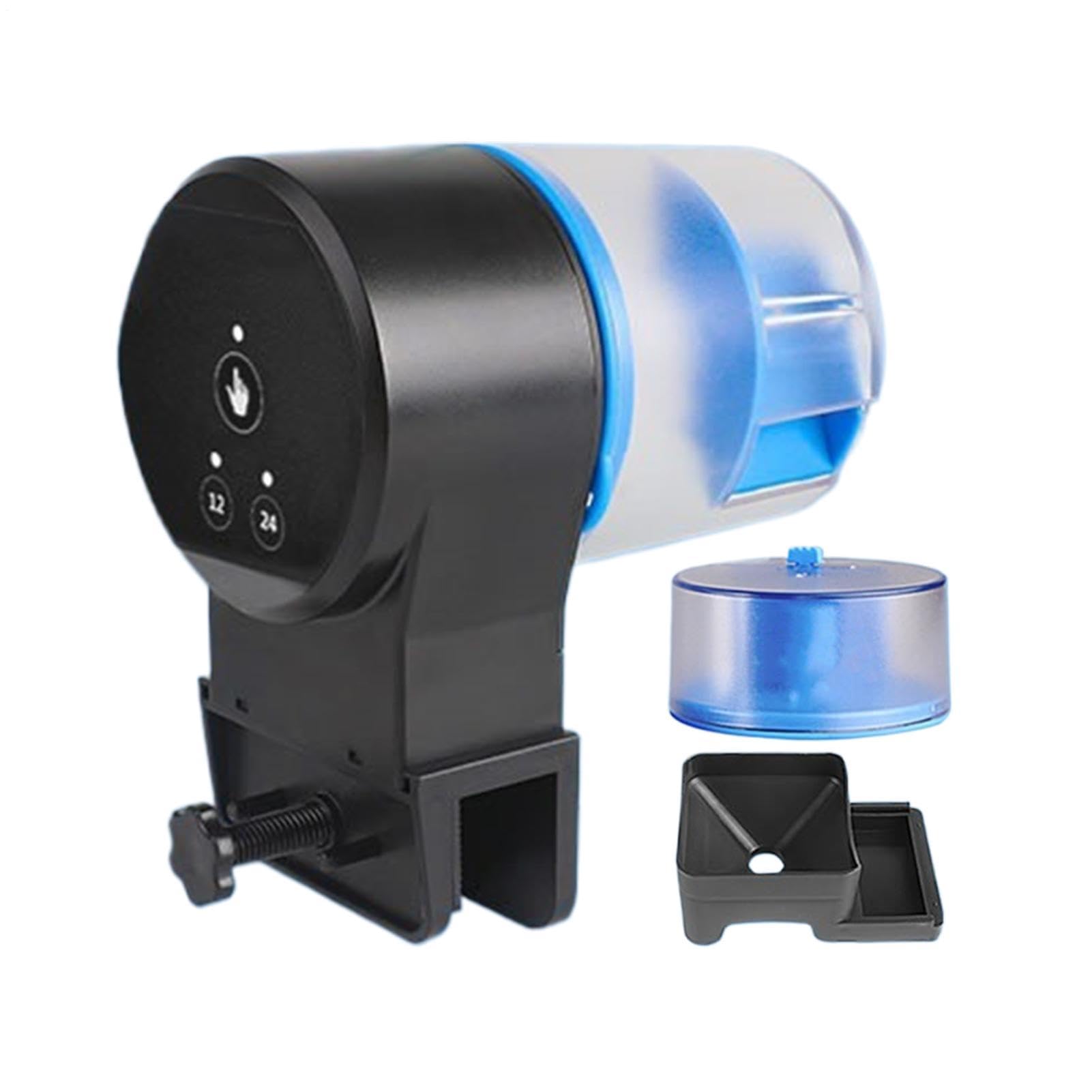Alimentador automático para peces con temporizador de precisión para acuarios y tortugas