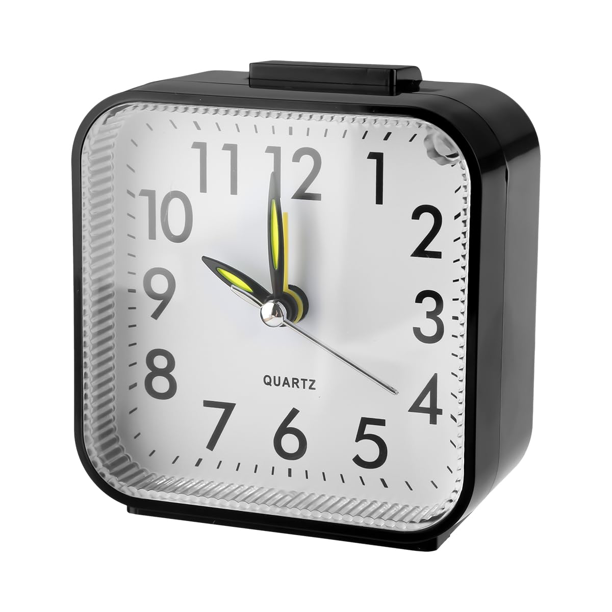 Reloj despertador silencioso para durmientes pesados con alarma fuerte analógica