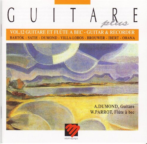 Guitare Plus Vol.12: Opere Del XX Secolo X Chitarra E Flauto a Becco