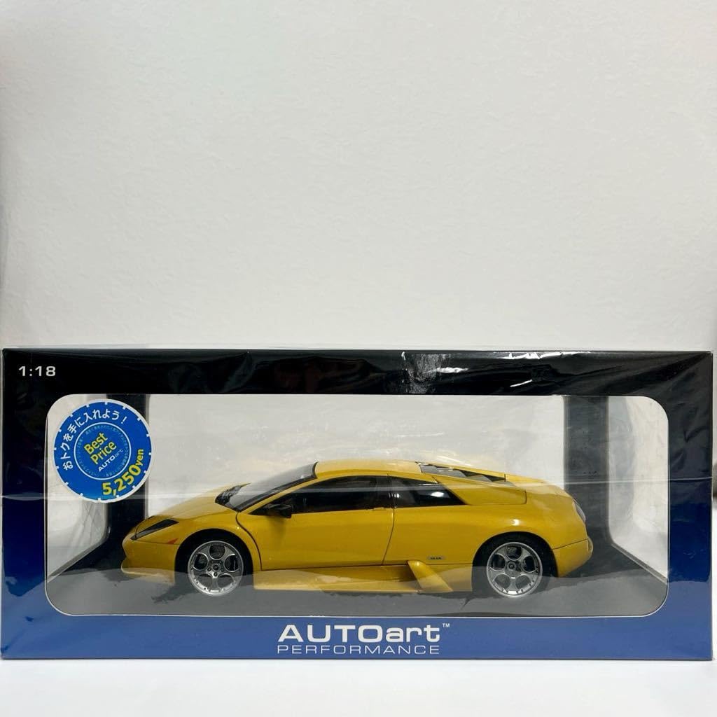 AUTOart 1/12 Lamborghini Murciélago イエロー 1/12 AUTOart LAMBORGHINI MURCIELAGO METALLIC YELLOW』『1/12 オート