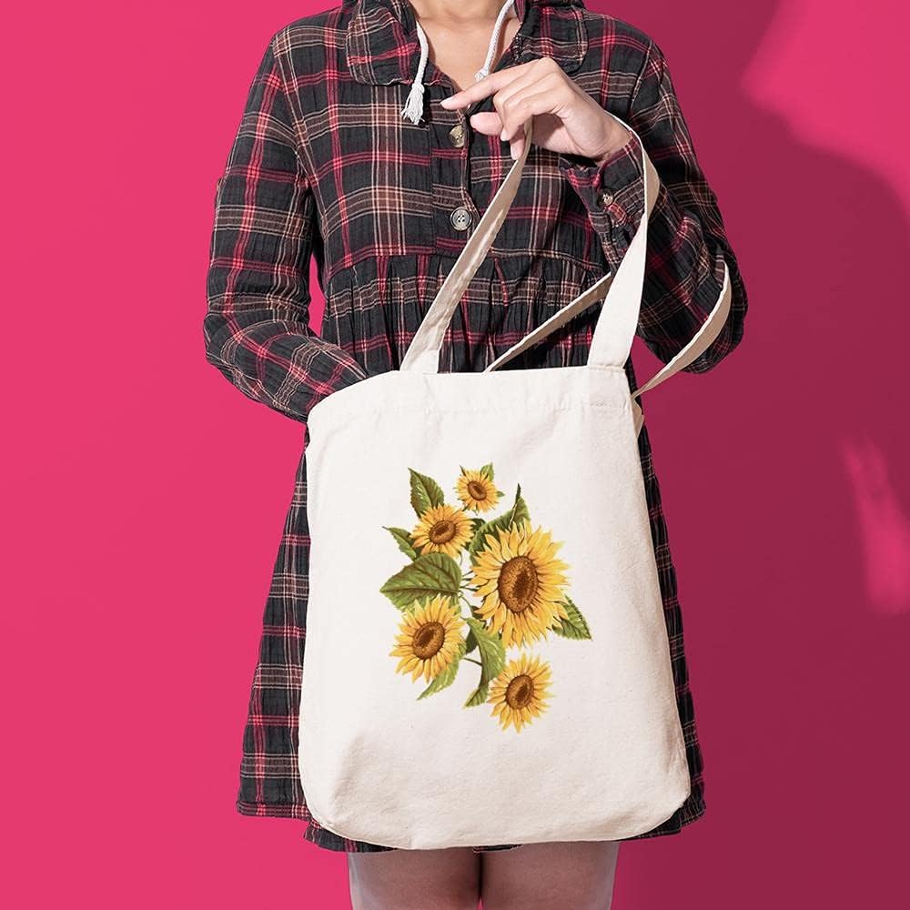 sunflower canvas bag
